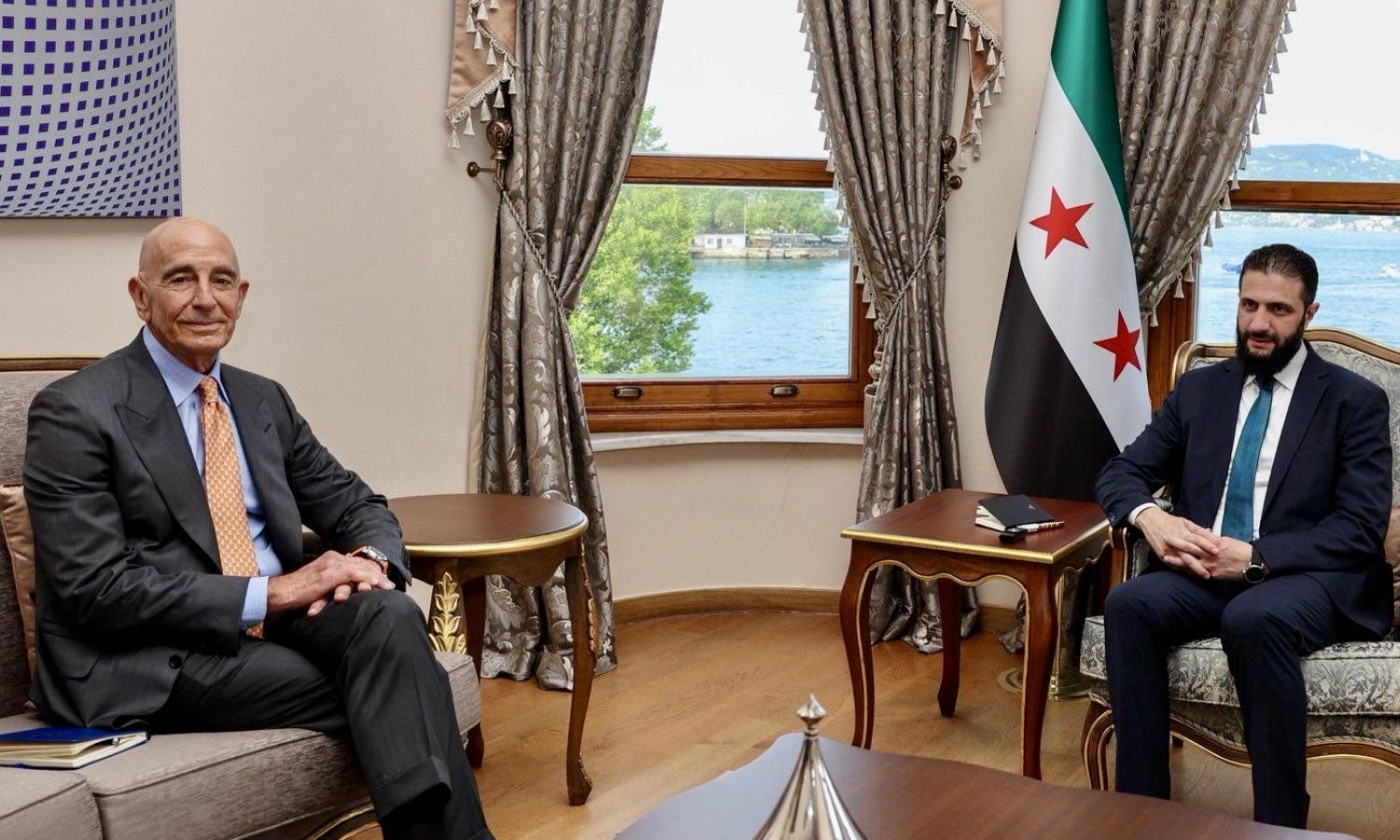 US envoy Thomas Barrack praised the Syrian government's approach towards foreign fighters - May 24, 2025 (Thomas Barrack/X)